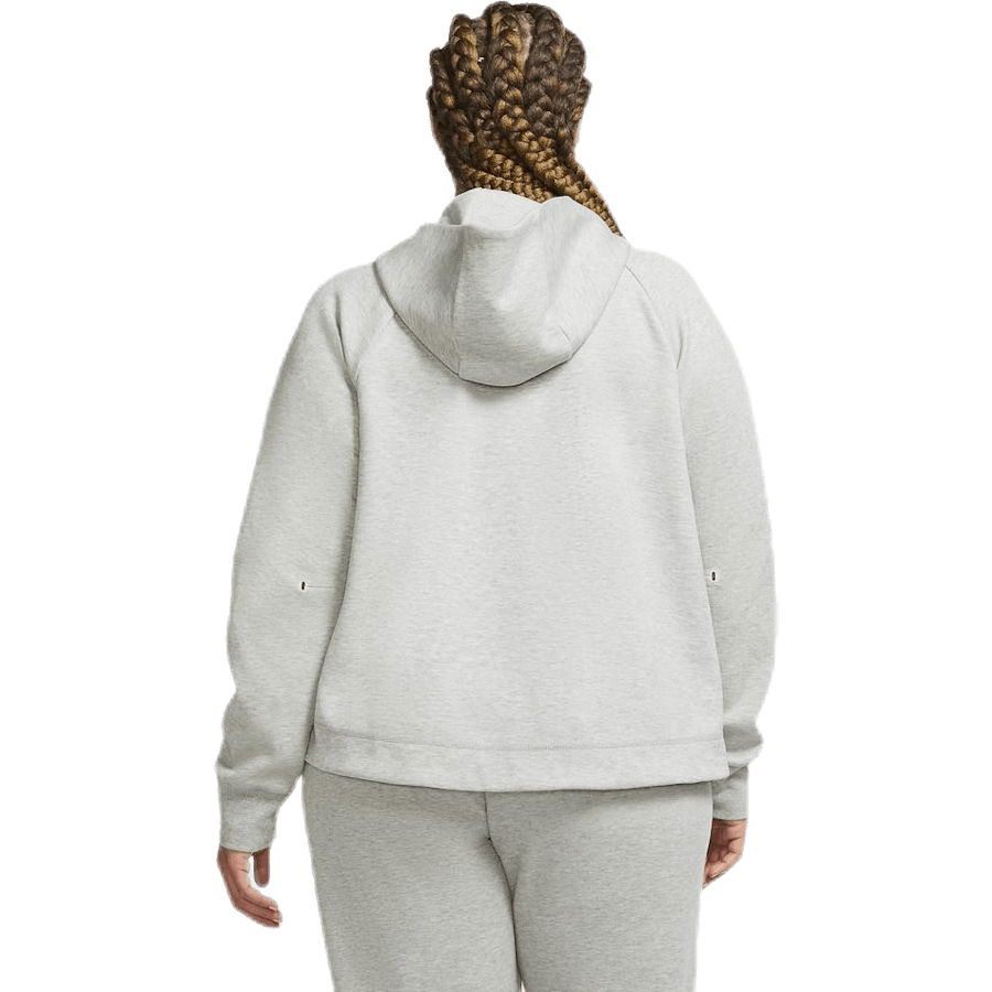 Nike - Nsw tch flc wr hoody fz plus Grey