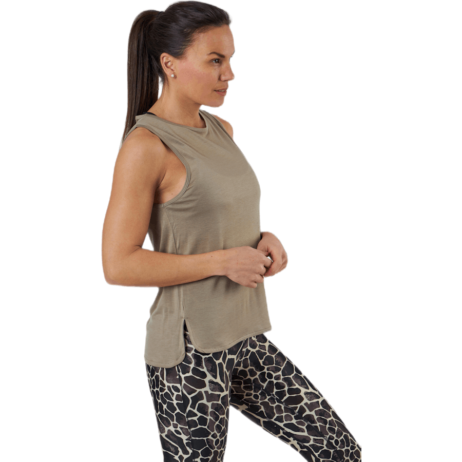Casall - Drapy Muscle Tank Grey