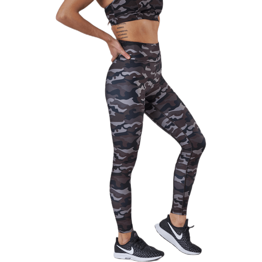 Casall - Printed Sport Tights Grey