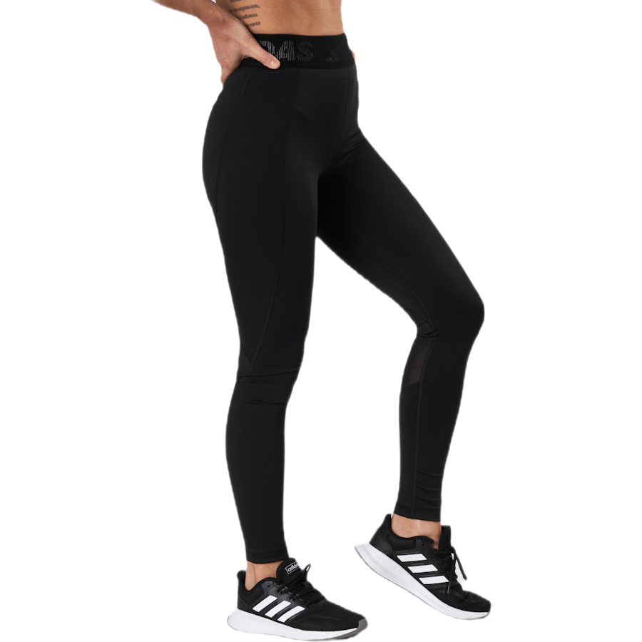 Adidas - Techfit Long Branded Elastic Tight Black / White