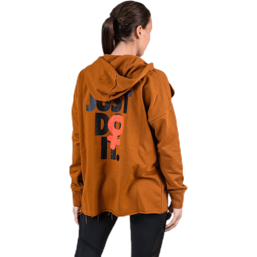 Nike - Rebel Slash Fleece Hoodie GRX Brown