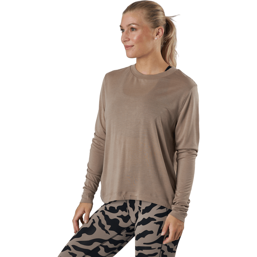 Casall - Ease Crew Neck Taupe Grey