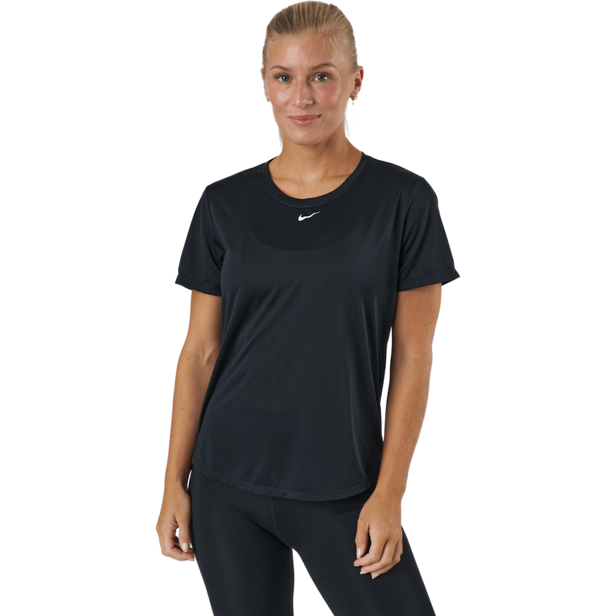 Nike - Dri-FIT One Women's Standard Fit Short-Sleeve Top BLACK/WHITE