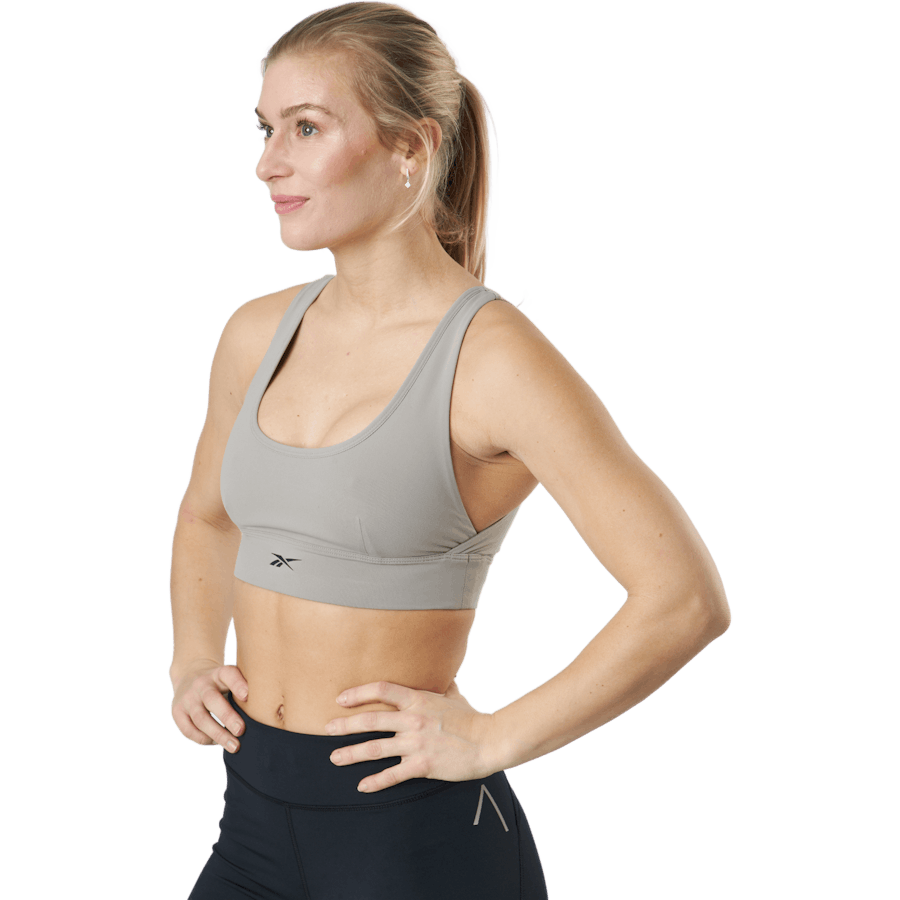 Reebok - S Stripped Minimalist Bra Bougry