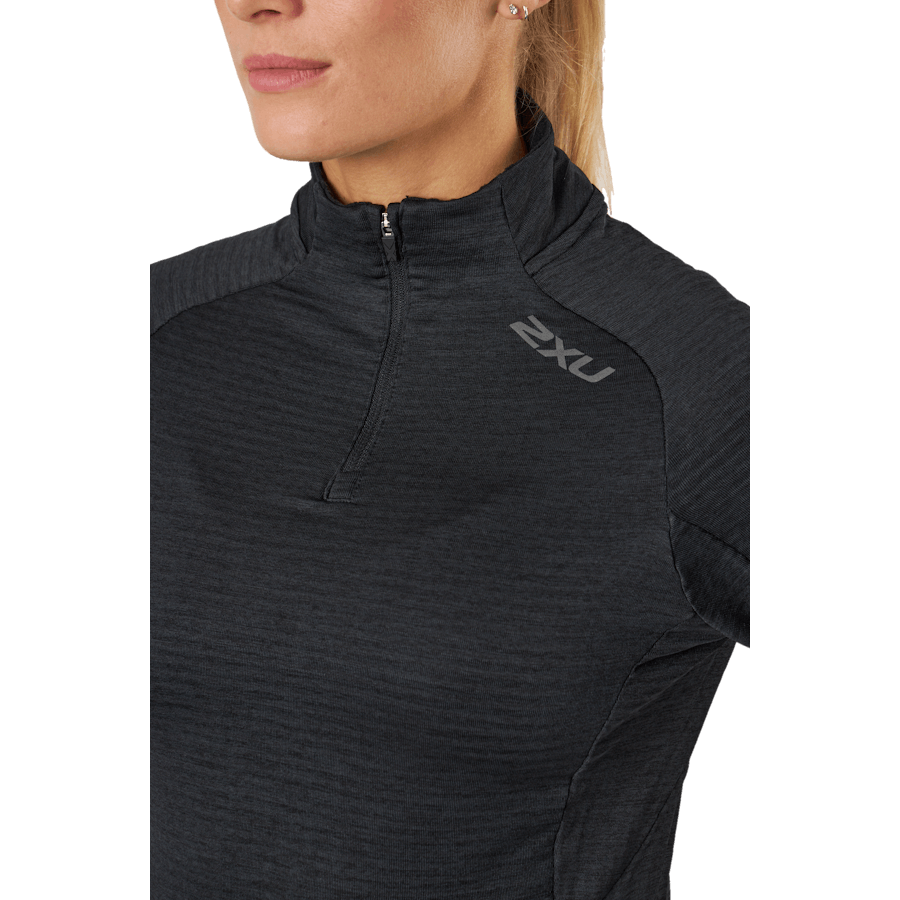 2XU - Ignition 1/4 Zip Black/ Black Reflective