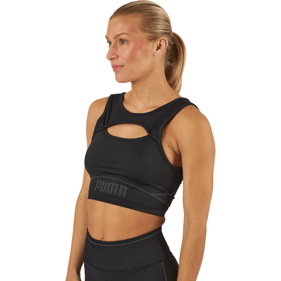 Puma - Formknit Seamless Fashion Bra Puma Black-strong Gray