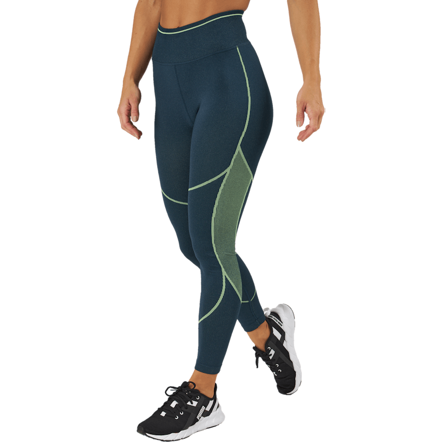 Puma - Formknit Seamless Tight Dark Night-fizzy Lime
