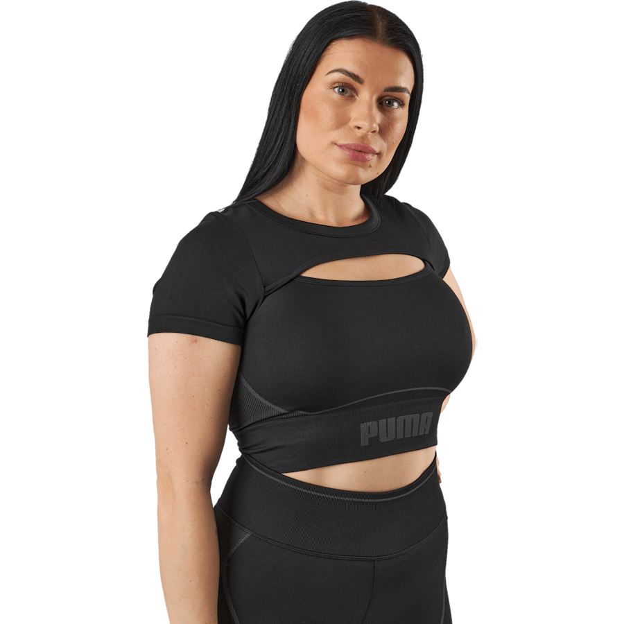 Puma - Formknit Seamless Baby Tee Puma Black-strong Gray