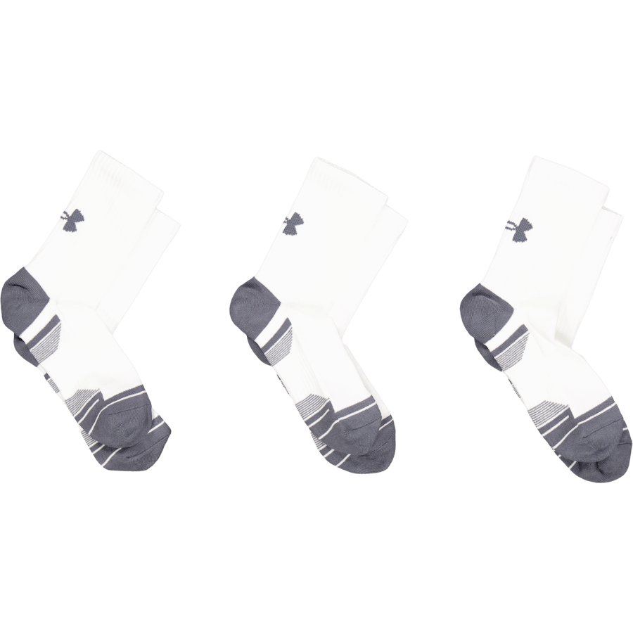 Under Armour - Ua Performance Cotton 3p Mid White