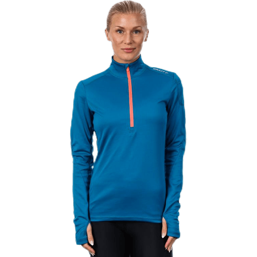 Craft - Tempo Halfzip W Blue/Orange