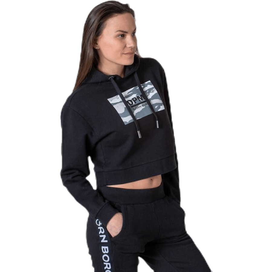 Björn Borg - Cropped Dpm Hood Black