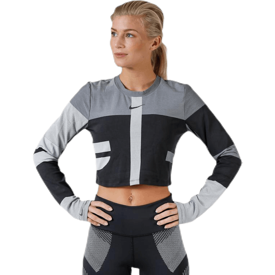 Nike - Run Tech Pack Knit Top LS Black/Grey