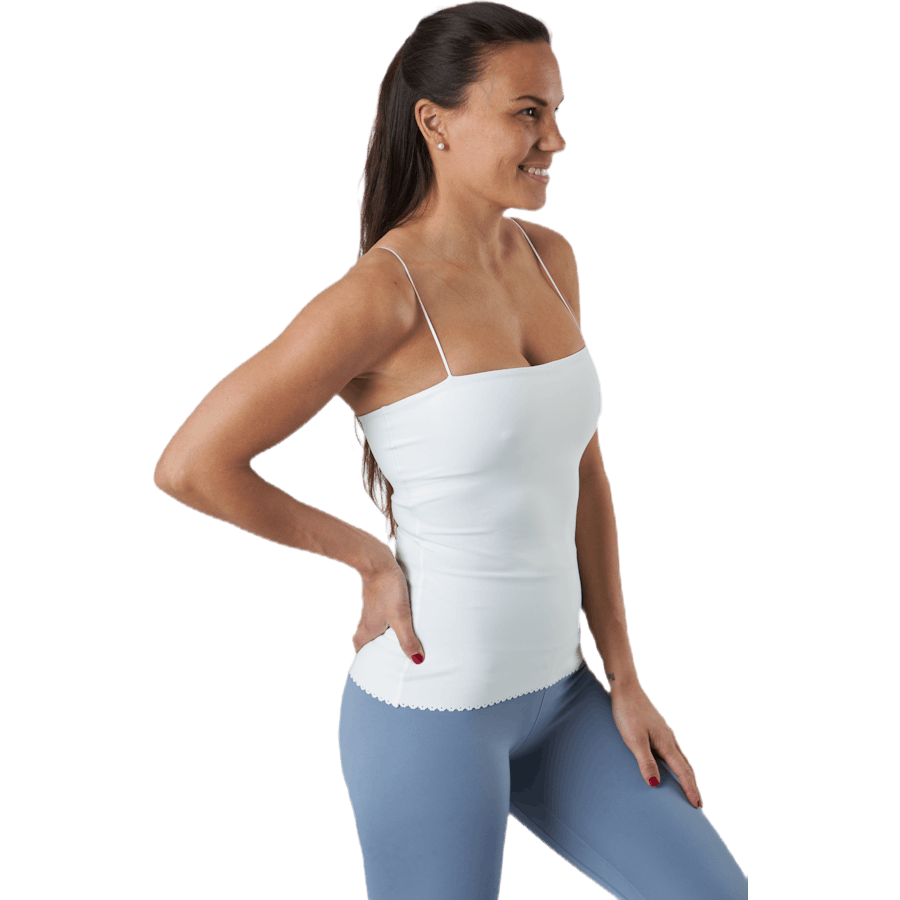 Nike - Yoga Luxe Eyelet Tank Top White