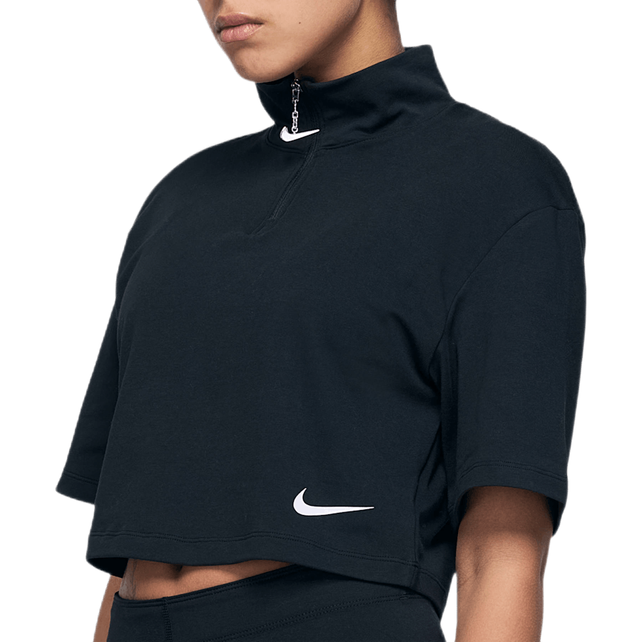 Nike - W Swoosh Top Ss Mock Black